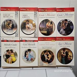 Harlequin Presents  Lot of 8 Romance Books Category Passion Well Read